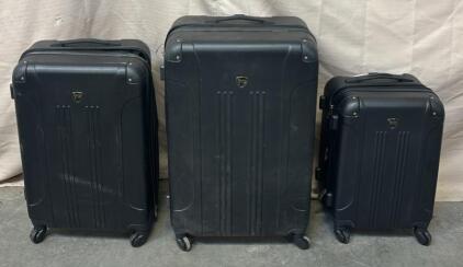 Travelers Club 3-Piece Suitcase Set