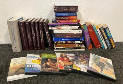 Books Including, HardBack Harry Potter Book, The 5 Live Languages, The Great Controversy, Religious Books And More