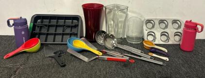 Kitchen Starter Kit- Including Vases, Measuring Cups, Molds, Water Bottles, Spoons, And More