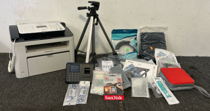 Nothing But Cords- Including Many Different Chargers, Apple Watch Bands, Fax Machine, And More