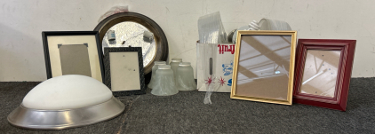 Light Fixtures In All Varieties And Picture Frames