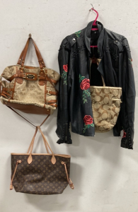 Torrid Pleather Jacket & Purses x (3)