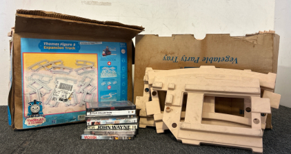 Movie Night Express- Including Thomas And Friends Train Track And Movies Including John Wayne