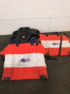 Boise State Stadium Seat Cushions And A Back Brace