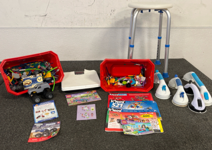 Health O Meter Scale, Boys K&rsquo;Nex & Girls, Shower Chair, (4) Shower Handles