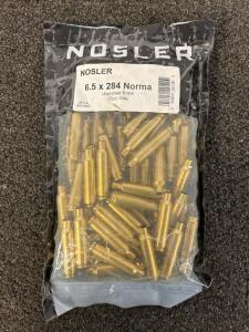 Bag Of Nosler 6.5x 284 Norma Unprimed Brass