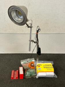 Adjustable Lamp (Works), Hoppes Gun Cleaning Patches, and Muzzle Loaders