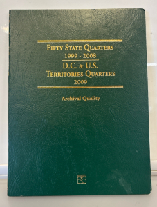 1999-2008 Statehood, 2009 D.C. & U.S. Territories Quarters Display Folder