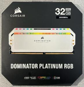 CORSAIR Dominator Platinum RGB 32GB (2x16GB) DDR4 3200 (P(4-25600) C16 1.35V Desktop Memory