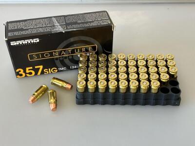 Box Of Signature Target 357 Sig 124 Gr.