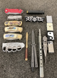 Ammo Can W/ Specialty Knife Assortment