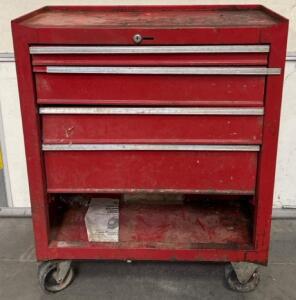 Tool Box Drawer H 2&rsquo; 8&rdquo; W 2&rsquo; 3&rdquo; L 1&rsquo; 2&rdquo; with Tools