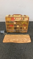 Plano Tackle Box W/Tackle & Charcuterie Board