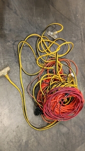 Off-site (6) Extension Cords-Assorted Lengths