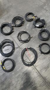 10 Bunches Unknown Footage Coaxial Cable