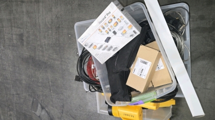 Off-site assorted PC Extension Cords-Assorted Lengths,PC Mouse, Flashlights,&More.