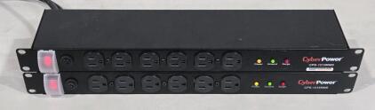 (Offsite) (2) CyberPower 12-Outlet Rack-Mount Surge Protector - CPS-1215RMS / +$100 Combined Value!
