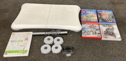 Wii Balance Board, Playstation Games & More