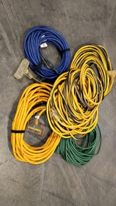 Off-site (5) Extension Cords-Assorted Lengths