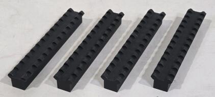 (Offsite) (4) Scope Rail Mounts - Aluminum - 4⅞"L x &frac34;"W x ⅝"H / +$100 Value!