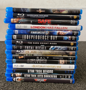 (15) Blu Ray DVD Movies