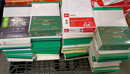 Off-site (4 Stacks) Perforated Writing Pads 8x12 White