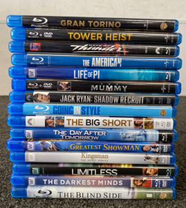 (15) Blu Ray DVD Movies