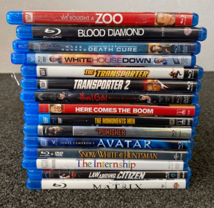 (15) Blu Ray DVD Movies