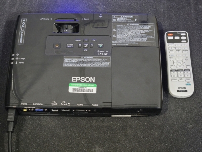(Offsite) Epson PowerLite 1761W WXGA Wireless 3LCD Projector w/ Carry Bag & Remote - HDMI 720p / +$600 Value!