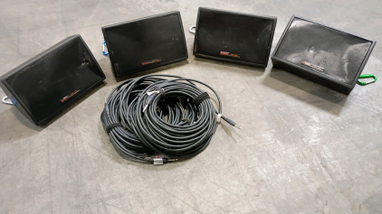 Off-site (4) Nady Audio Personal Stage Monitor Speakers #PM-100