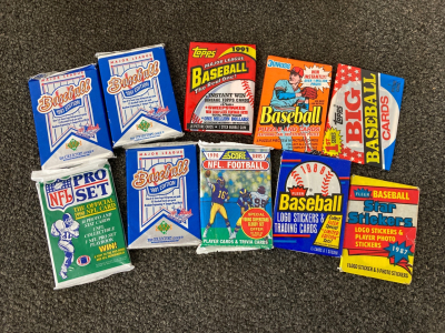 Sports Cards Packs Unopened