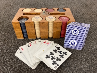 Vintage Poker Set