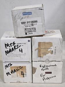 (Offsite) (5) Assorted Projector Replacement Bulbs/Kits / +$100 Combined Value!