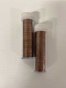 (2) Mixed Dated Rolls of Wheat Head Pennies