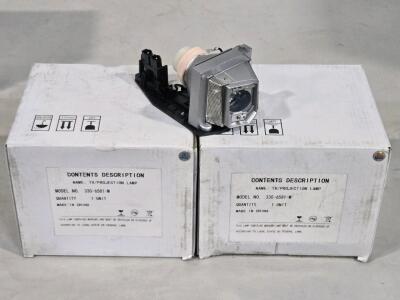 (Offsite) (2) Replacement Lamp Bulb Kit for Dell 1510X, 1610X, 1610HD Projector - Part #: 330-6581-B / +$90 Combined Value!