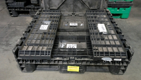 Off-site Ropak Collapsible Polymer Crate with Lid 48x45x25 - 2