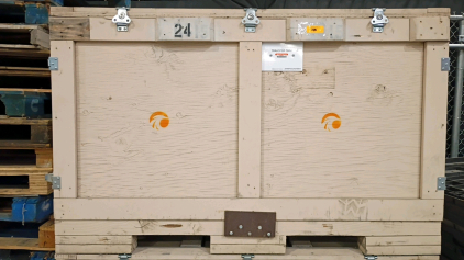 Off-site Large Wooden Shipping Crate 61x39x43