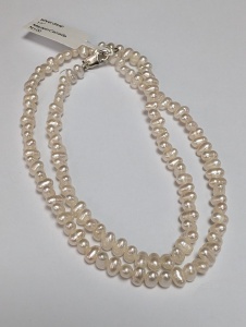 Silver Pearl Necklace