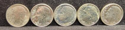 (5) Silver Dimes