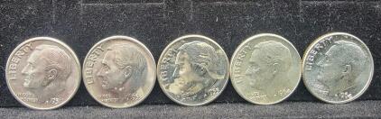 (5) Silver Dimes