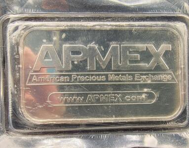 APMEX One Ounce Fine Silver Bar