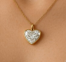 10K Lab Diamond 1.2Ct Pendant