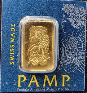One Gram Fine Gold Bar