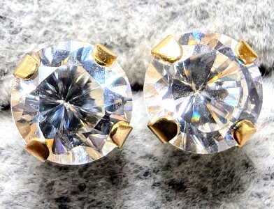 14K CZ Earrings