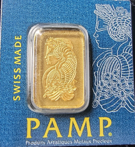 One Gram Fine Gold Bar