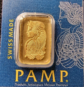 One Gram Fine Gold Bar