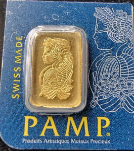 One Gram Fine Gold Bar