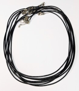 (7) Leather Cords Set