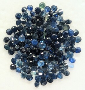 Genuine Sapphire 1.5MM Approx. 2.5ct