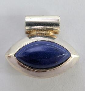 Silver Lapiz Pendant